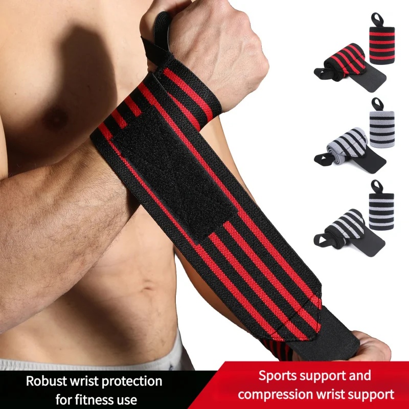 Wrist Wraps Weightlifting Support - Wrist Support Fitness Wrap Bandage Adjustable
