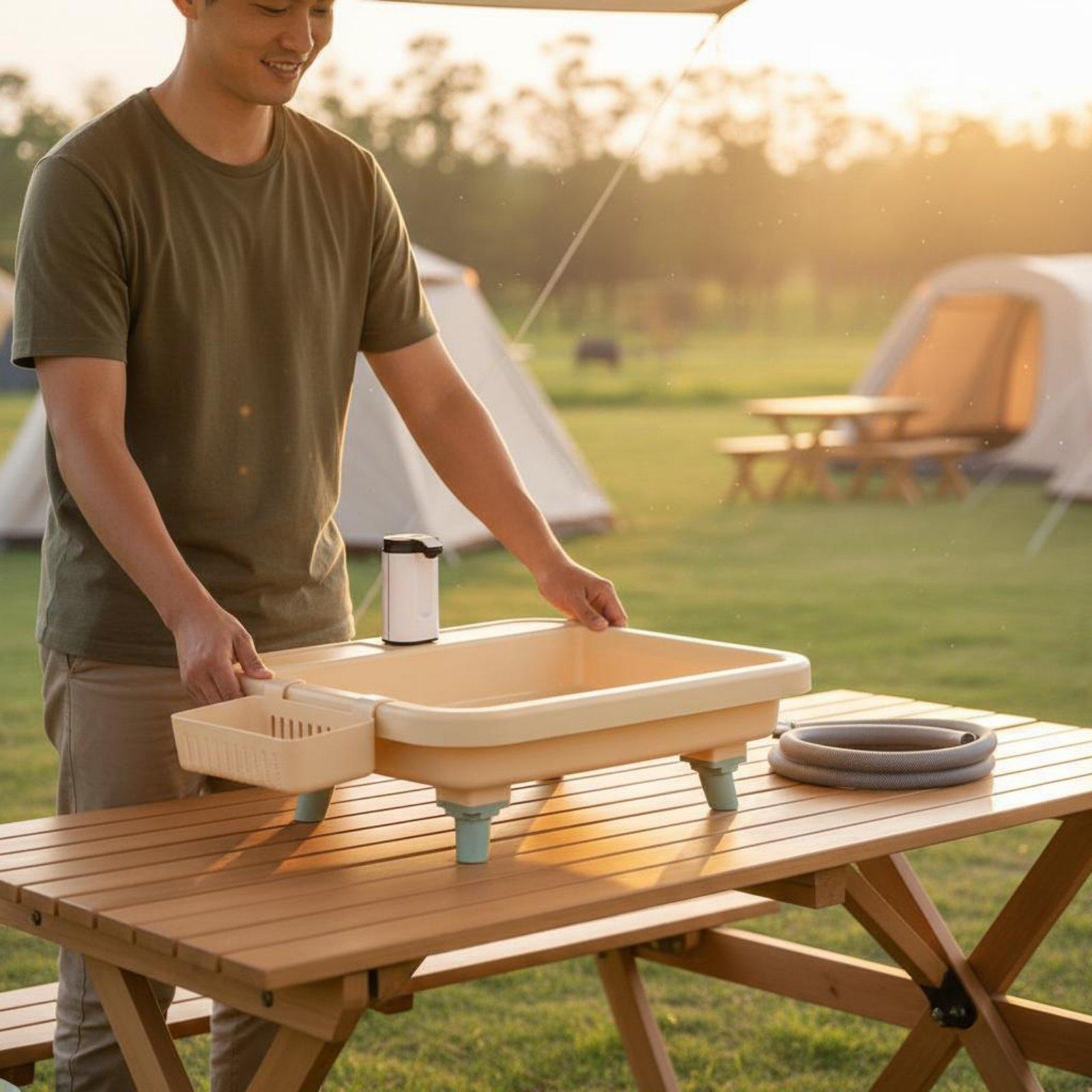 Portable Camping Sink with Bui - огляд і ціна Camping