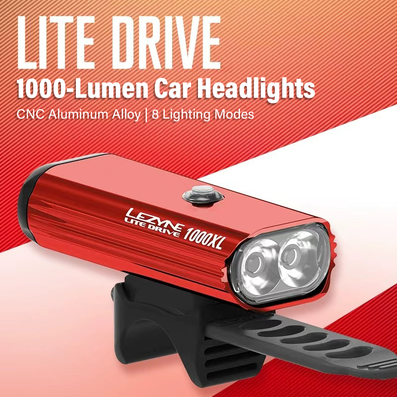 LEZYNE 1000 Lumen Bike Light - - огляд і ціна Rechargeable Bicycle Headlight 1000 Lumen