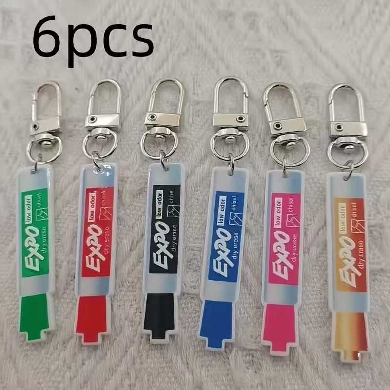 6pcs acrylic pen keychain, all - огляд і ціна Hiking