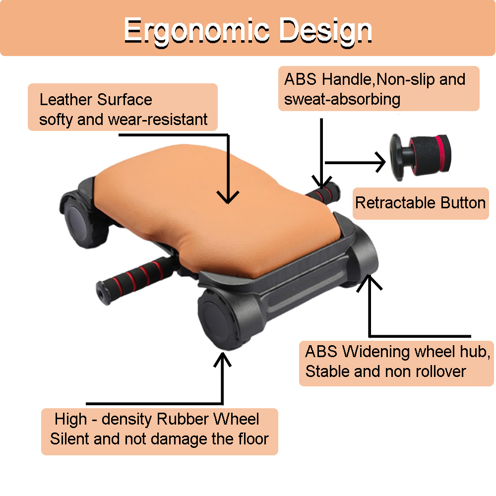 Ab Roller, 4 Wheel Automatic R - огляд і ціна Ab Roller Wheel With Elbow Support