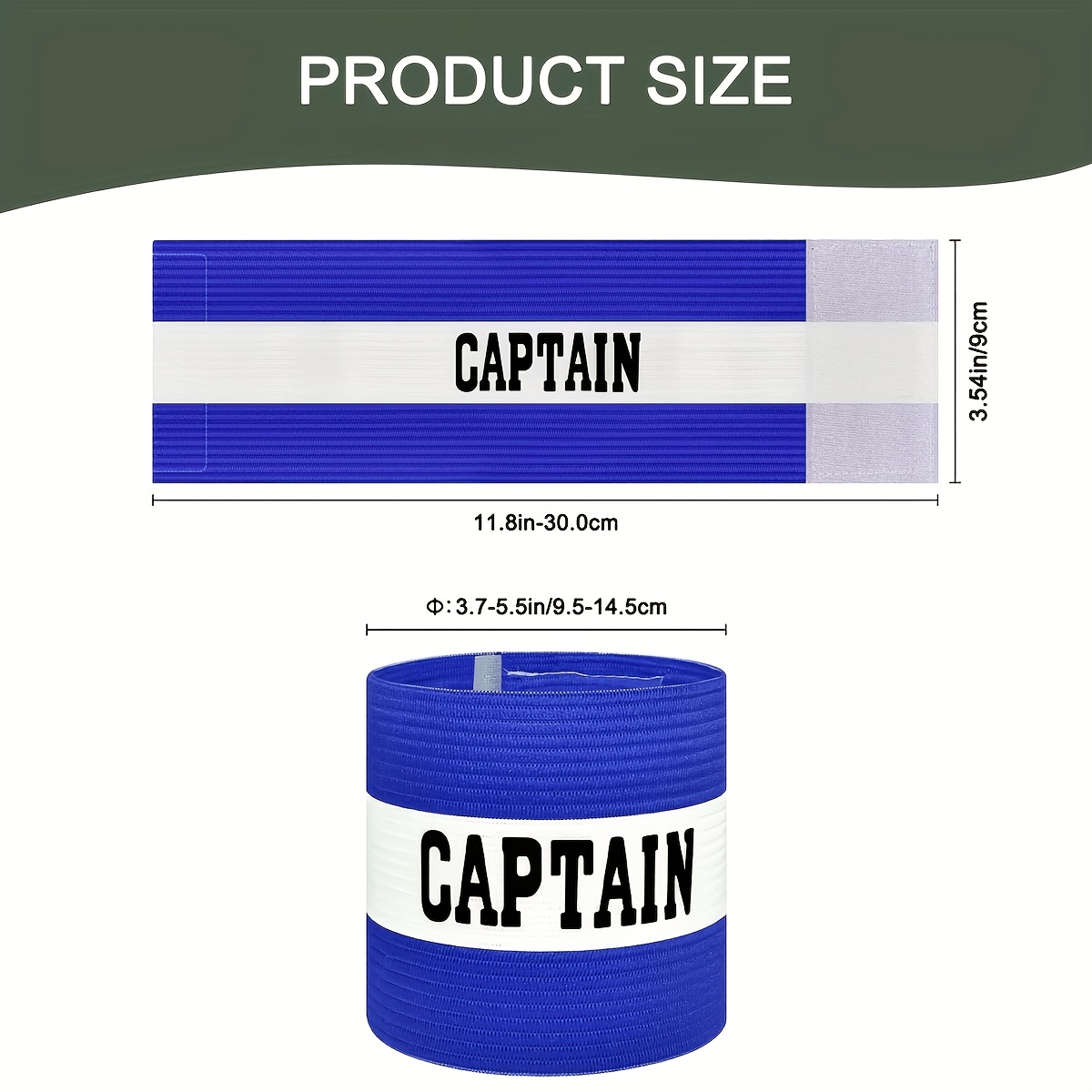 6Pcs Adjustable Captain Armban - огляд і ціна Team Sports