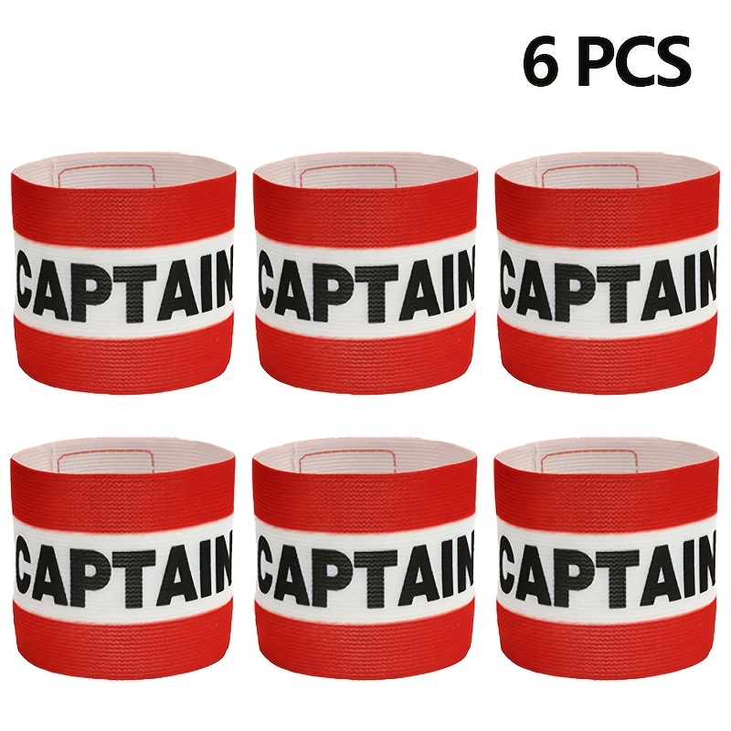 6Pcs Adjustable Captain Armban - огляд і ціна Team Sports