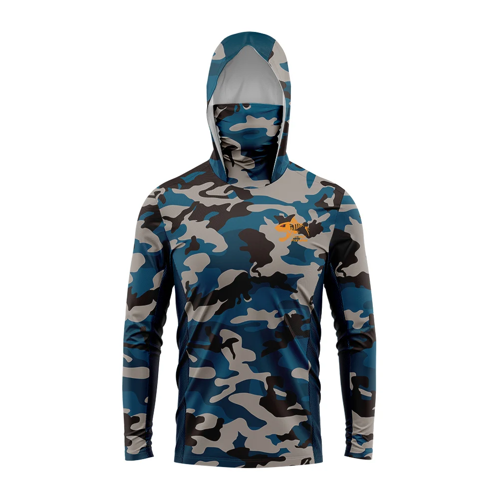 Men Camo Sun Protection Fishin - огляд і ціна Fishing