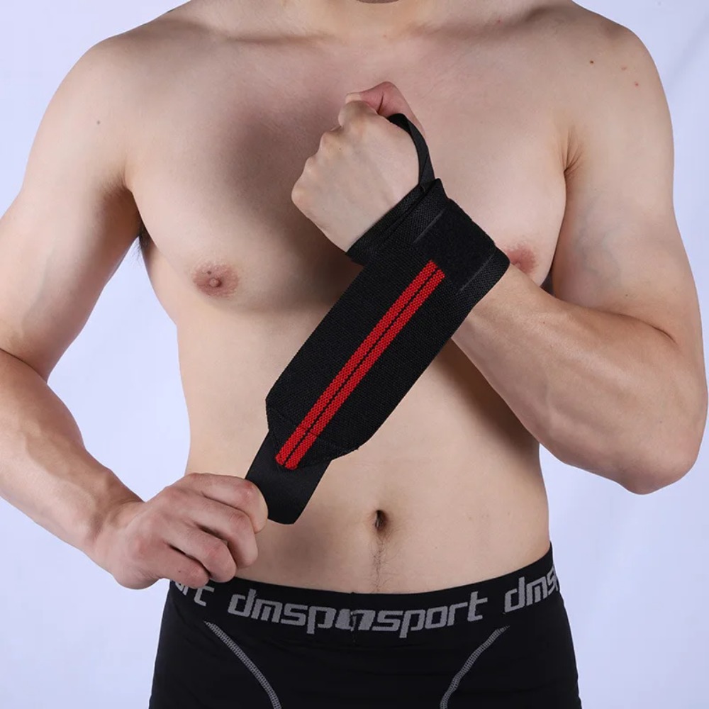 2 pcs Elastic Wrist Wraps, Wri - огляд і ціна Wrist Wraps Weightlifting Support