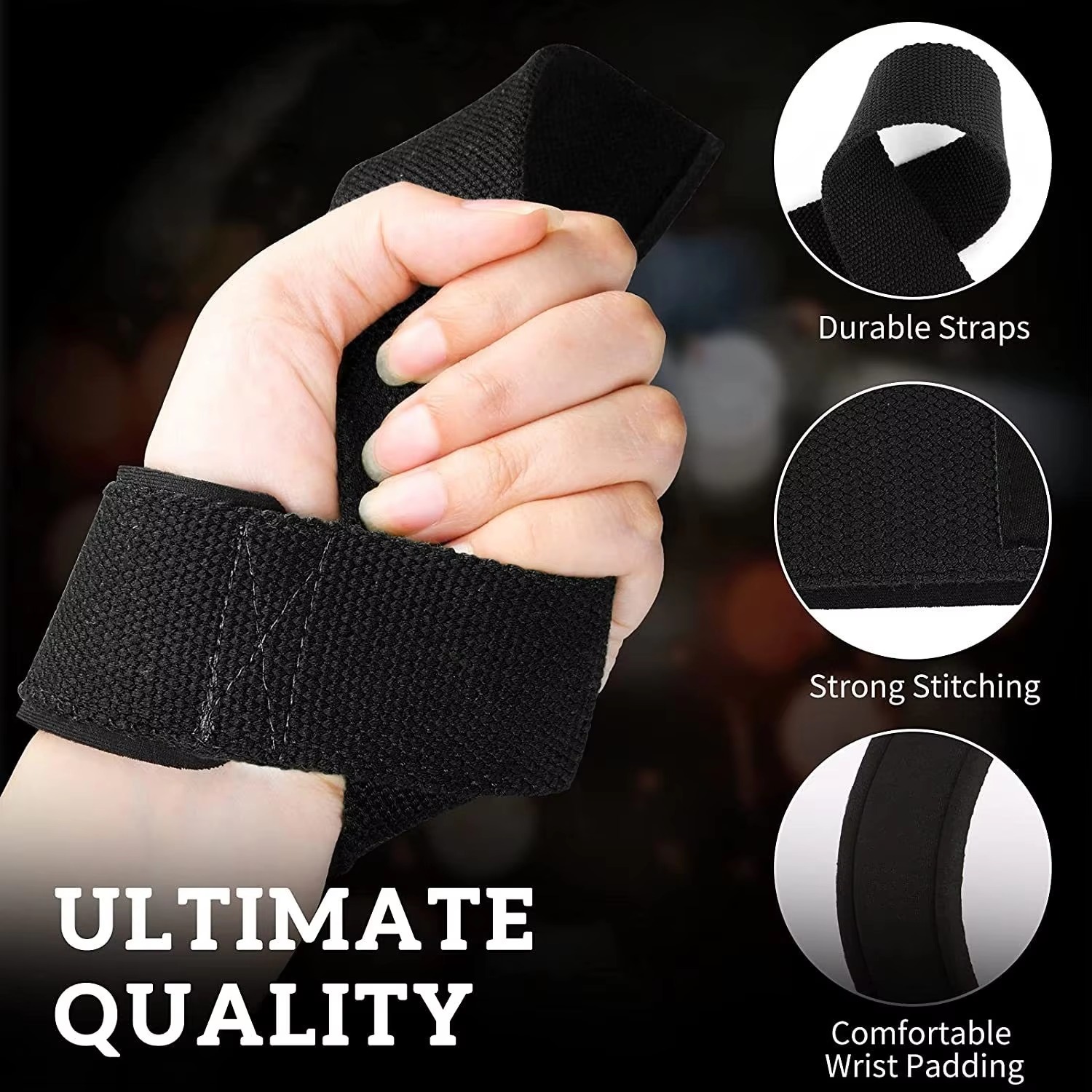 Adjustable Weightlifting Wrist - огляд і ціна Wrist Wraps Weightlifting Support