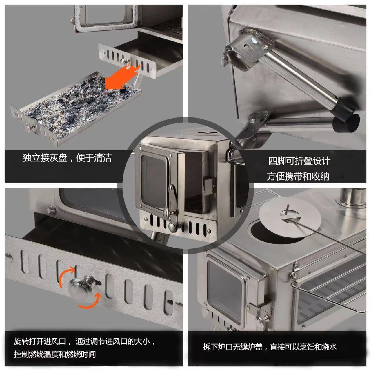 Outdoor camping Stainless stee - огляд і ціна Camping