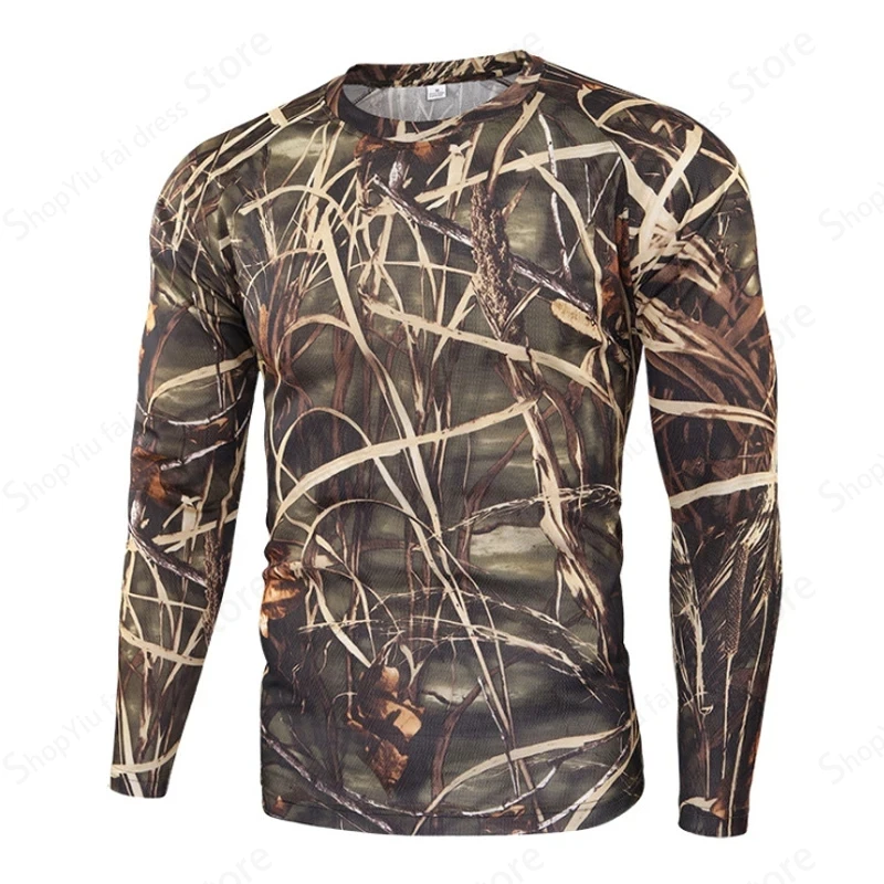 Mens Camo Long Sleeve T Shirt  - огляд і ціна Hiking