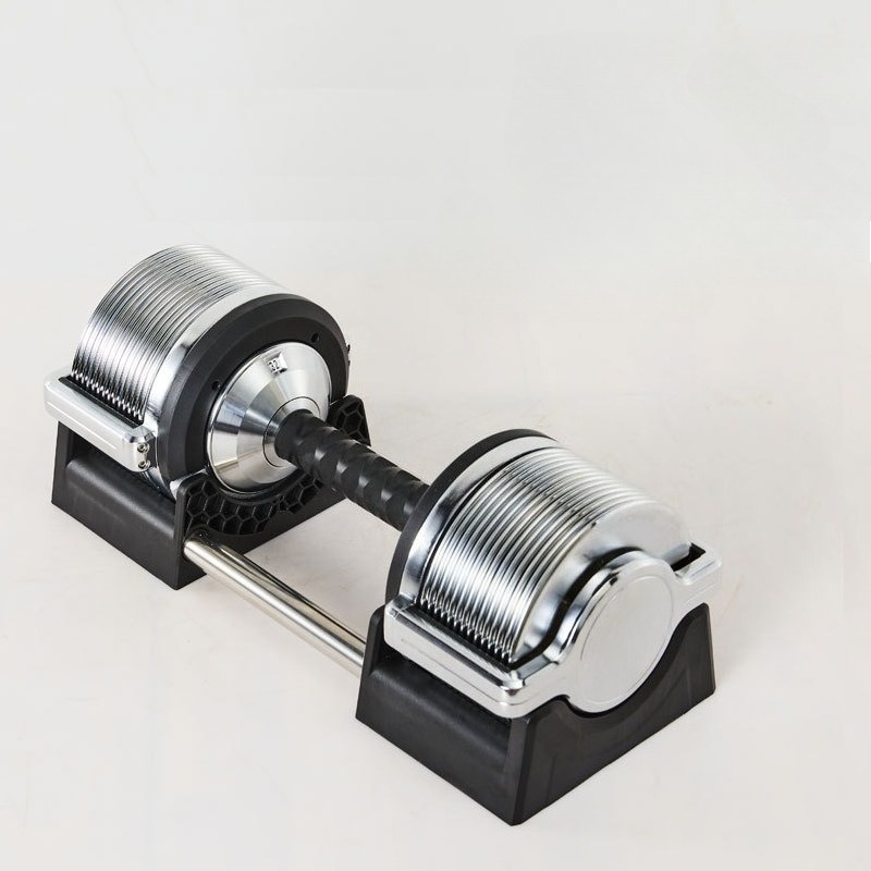 32kg Per Dumbbell Silver Adjus - огляд і ціна Adjustable Dumbbell Pair 40Kg